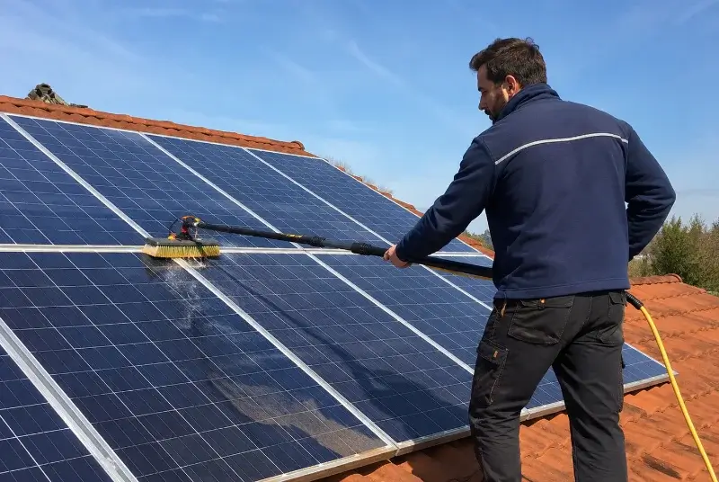Nettoyage et entretien de panneaux solaires à Cucugnan